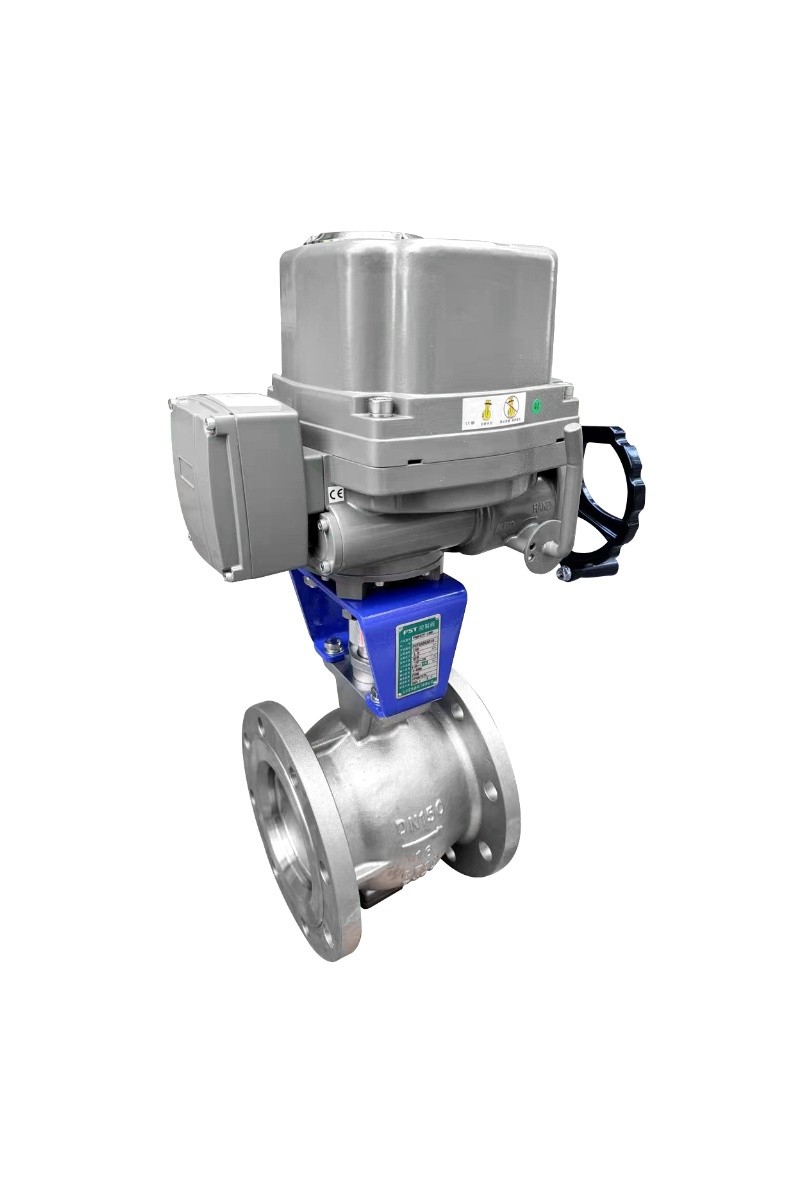  电动V型球阀